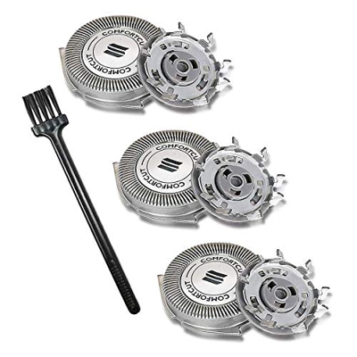 Poweka Cabezal de repuesto SH30/52 para afeitadora Phi-lips Norelco Serie 3000 2000 1000 S5210 S5230 S5310 S5355 S301 S330 S1125 S1175