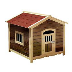 FACAZ Caseta pequeña Impermeable, con protección Solar y anticorrosiva, Jaula para Perros al Aire Libre, caseta para Mascotas, caseta para Perros de M en oferta