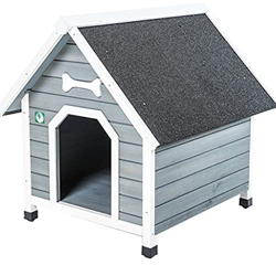 XYF Caseta para Perros de Madera Maciza para Mascotas, Casa de Perro Resistente a la Intemperie para Todas Las Estaciones Casa Grande para Perros, Apt precio