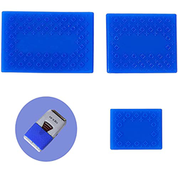 NICENEEDED 3Pcs Barber Clipper Grip, Bandas Profesionales Antideslizantes para Barbero, Manga de Peluquero Resistente Al Calor para Cortadora de Cabel características