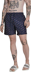 Urban Classics Pattern Swim Shorts, Pantalones Cortos para Hombre, Multicolor (Flamingo 01696), XXXXX-Large características