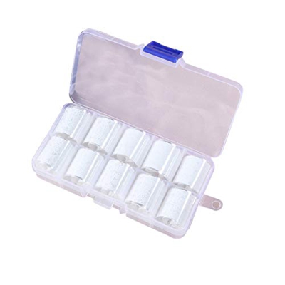 teng hong hui 10 Rolls Nail Foil Transferencia Etiquetas de Transferencia Encaje Flower Foils Floral Decal Sticker Negro Blanco Nail Art Decoration