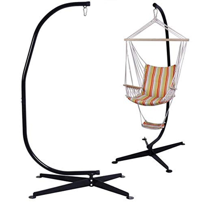 KEKEK Costway C Hammock Frame Stand Solid Steel Construction