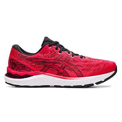 Asics Gel-Cumulus 23, Running Shoe Hombre, Electric Red/Black, 44 EU