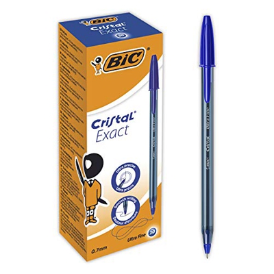 Bic Cristal Exact Ballpoint Pen BL PK20 NUEVO