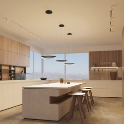 Arcchio Albiona lámpara colgante LED 1 anillo 40cm características