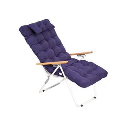COJIN Tumbona Acolchada Varios TAMAÑOS Y Colores. COJIN Tumbona DE Playa. COJIN DE Silla DE Playa.COJIN Mecedora (Morado, 180 x 55 cm)