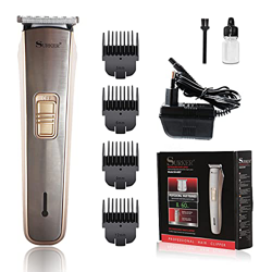 Surker SK-6007 - Cortapelos para hombre profesional, cortapelos eléctrico para barba, maquinilla de afeitar con 4 peines, potente motor, baterías reca precio