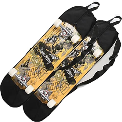 Bolsa de Skateboard,Binblin 2PCS Skateboard Bag Bolsa de Hombro de Almacenamiento de Longboard Lmpermeable Funda de Transporte de Skateboard Adecuado 