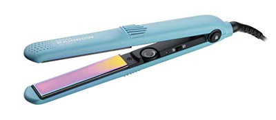 GAMMAPIU' Plancha De Pelo Profesional Rainbow, Efecto Liso Largo, Elimina La Electrostática, Cierre De Bloqueo De Botón, Temperaturas Ajustables, Cale
