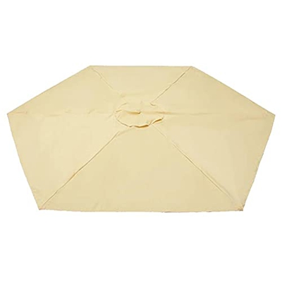 POXIAO Reemplazo de sombrilla de Patio, sombrilla de Repuesto para sombrilla, sombrilla, Cubierta de toldo, sombrilla, Tela de Repuesto para sombrilla
