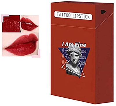 Juego de 20 lápices labiales para cigarrillos, bastoncillos de algodón, duradero, impermeable, antiadherente, fácil de llevar, pintalabios de algodón 