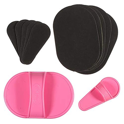 NiceJoy 1 Paquete de Almohadillas de depilación exfoliantes Almohadilla de Piel Suave para piernas Herramienta de depilación portátil depiladora de Pe