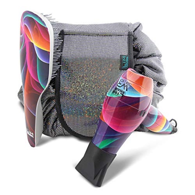 Secador de cabello LIM HAIR WR 3.0 para viaje, gimnasio o para cada día. 1200 W, boquilla, difusor y bolsa incluida. Tamaño reducido mini. Secador o W