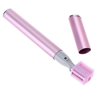 Beaupretty 2 unids lectric ceja recortador de pelo portátil Mini depiladora del cuerpo máquina de afeitar del pelo facial de afeitar para mujeres dama