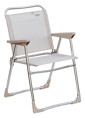 Crespo Sillón, Aluminio, Beige, 89x60x60cm