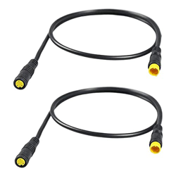 E-Bici Impermeable Cable de extensión de Alambre, Cable de E-Bici Masculino y la extensión del Instrumento Hembra 3 Pin 2 Piezas de Bicicleta eléctric precio