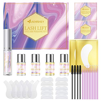 Kit de Elevación de Pestañas Lifting Pestañas, Kit de Permanente de Pestañas 75 piezas