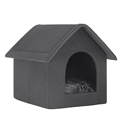 EUGAD Caseta para Perros Casa para Mascotas Jersey inglés Border Collie Gris XL 60x55x60cm 0016GD en oferta