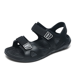 Jomix Sandalias de hombre y mujer, de verano, con suela antideslizante de goma, para casa, playa, zapatos de verano, 05 Negro, 42 EU precio