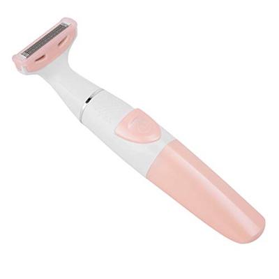 Depiladora inalámbrica, mini depiladora, conveniente cortadora de afeitar eléctrica a prueba de agua para mujeres para la depilación corporal