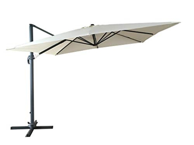 Chillvert KCH110 - Parasol Aluminio Roma de Luxe 300x400x280 cm