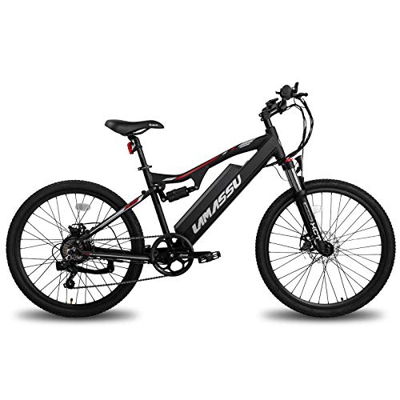 Lamassu - Bicicleta eléctrica de montaña para Adultos con batería de 48/36 V 10 Ah con Marco de Aluminio, Freno de Disco, Pantalla LCD, Cambio Shimano