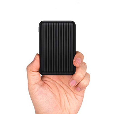 But cHer Bateria Externa 10000mAh Power Bank,Bateria Externa Movil con 2 Entradas (Micro+USB C) y 2 Salidas（1A+2.4A） Cargador Portátil Móvil para iPho