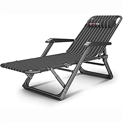 CHLDDHC Tumbona Silla de jardín Plegable reclinable Silla de Exterior de Gravedad Cero con reposacabezas Acolchados Ajustables