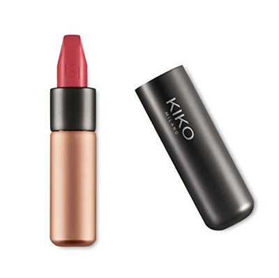 Kiko Milano Velvet Passion Matte Lipstick 329 Barra de Labios de Color Mate, Persian Red