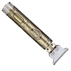 Corte de Pelo Clippers Outliner Trimmer máquina de afeitar recargable cero con huecos con baterías peines para Baldhead Barba (Cabeza de Buda) características