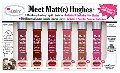 theBalm Meet Matte Hughes Set of 6 Mini Long-Lasting Liquid Lipsticks Volume 3