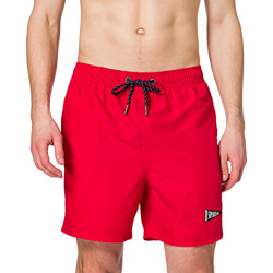 Superdry Campus Varsity Swim Short Bermudas, Color Rojo, XL para Hombre en oferta