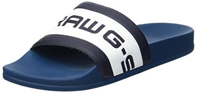 G-Star RAW Cart III, Sandalia Slide Hombre, dk Teal, 44 EU