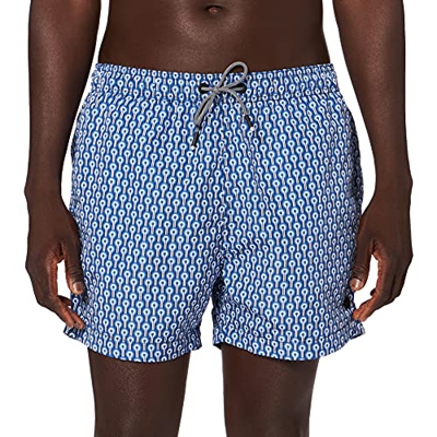 Superdry SD Studios Swim Short Pantalones Cortos para Tabla, Color Azul Marino, L para Hombre