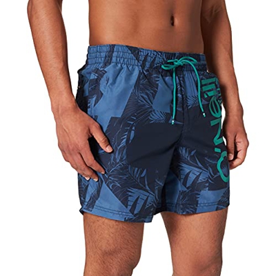 O'Neill Pm Cali Floral 2 Shorts, Bañador para Hombre, Multicolor (5950 Blue AOP W/ Blue), M