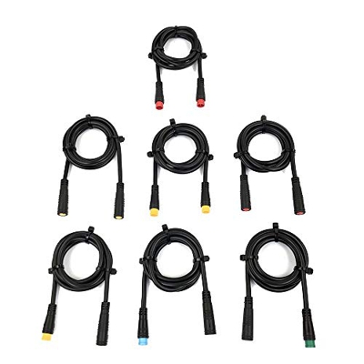 SCHUCK JULET Cable Impermeable BAFANG extendido Cale Motor Bicicleta eléctrica luz Freno Acelerador Pantalla 1T4 1T5 2 3 4 5 Pines conversión Ebike Ca