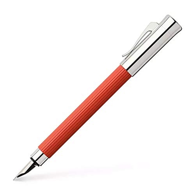 Graf von Faber Castell 141771 Tamitio India - Pluma estilográfica, color rojo