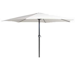 Sombrilla Blanca 2x3 metros Tubo Aluminio 38mm en oferta