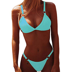 UMIPUBO Traje De Baño Mujer Playa Bañador de Baño Brasileño Sexy Tanga Conjunto de Bikini Push up Sujetador Acolchado Traje de baño Bikini para Mujere precio