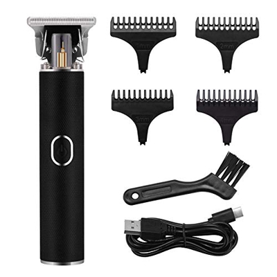 MAIZHAN Recortador de Cuchilla T Eléctrico Pro Li Teamyo Cortapelo Calvo 0 Mm para Hombres Recortador USB Inalámbrico Recargable para Cabello Y Barba 