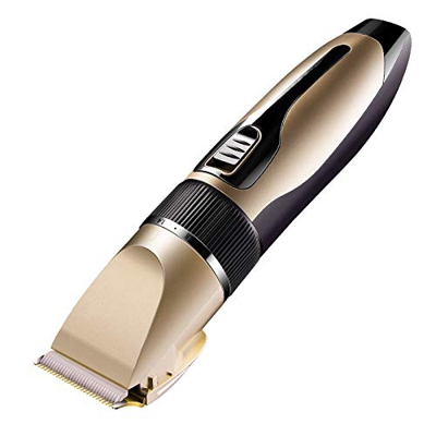 GHONLZIN Cortador de Pelo hombre Professional Cortapelos y Barberos Kit de Corte de Pelo Recargable sin Cable Clippers para Hombres Niños (Oro)