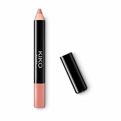 Kiko Milano Smart Fusion Creamy Lip Crayon 03 Lápiz de Labios para Llevar, Golden Coral