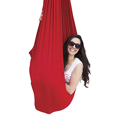 ALQFHFY Hamaca Columpio Infantil El Entrenamiento sensorial de Columpio elástico para niños Alivia la Hamaca de Columpio de Interior Autista Columpio 