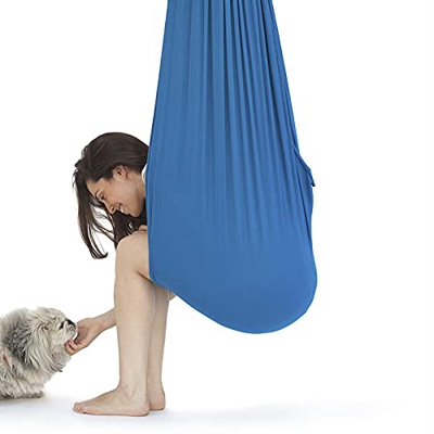 ALQFHFY Hamaca Columpio Infantil El Entrenamiento sensorial de Columpio elástico para niños Alivia la Hamaca de Columpio de Interior Autista Columpio 