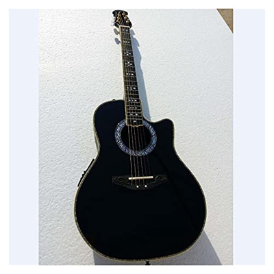 YYYSHOPP Guitarra Sólido 6 Cuerdas de Guitarra acústica acústica Guitarra eléctrica de Fibra de Carbono Guitarra Principiante de música Que aman la Gu