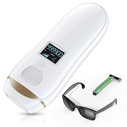 Depiladora Luz Pulsada, IPL Depiladora Mujer 999,000 Flashes, Maquina Depilacion Laser, Sistemas de Depilacion Dispositivo Profesional para Facial Pie precio