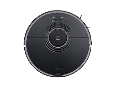 Roborock S7 Aspiradora Robot Succión HyperForce 2500Pa Tecnología Sónica 3000 Veces Mopa Auto-Elevable Depósito de Agua 300ml y de Polvo 470ml y Poten