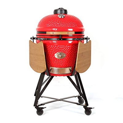 YNNI KAMADO 25" Kamado Chip Feeder Red