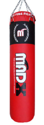 MADX - Saco de boxeo con cadena (1,5 m), color rojo en oferta